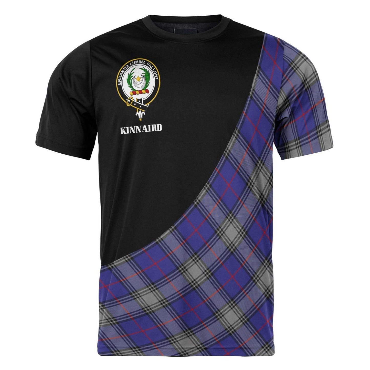 Printivon Kinnaird Clan Tartan with Kilt Design Personalized Tee Shirt Scotland Gift For Mom and Dad