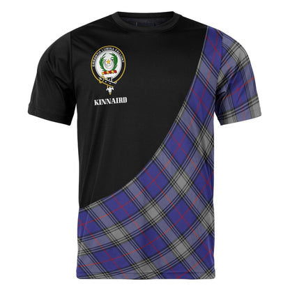 Printivon Kinnaird Clan Tartan with Kilt Design Personalized Tee Shirt Scotland Gift For Mom and Dad