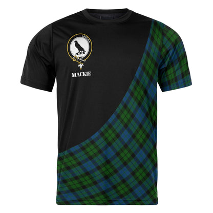 Printivon MacKie Clan Tartan with Kilt Design Personalized Tee Shirt Scotland Gift For Mom and Dad