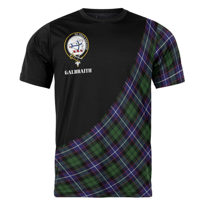 Printivon Galbraith Clan Tartan with Kilt Design Personalized Tee Shirt Scotland Gift For Mom and Dad