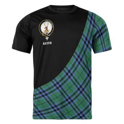 Printivon Keith Clan Tartan with Kilt Design Personalized Tee Shirt Scotland Gift For Mom and Dad