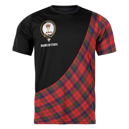 Printivon Robertson Clan Tartan with Kilt Design Personalized Tee Shirt Scotland Gift For Mom and Dad