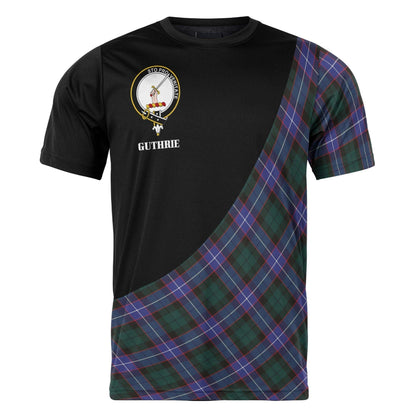 Printivon Guthrie Clan Tartan with Kilt Design Personalized Tee Shirt Scotland Gift For Mom and Dad