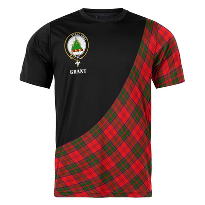 Printivon Grant Clan Tartan with Kilt Design Personalized Tee Shirt Scotland Gift For Mom and Dad