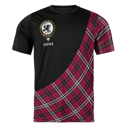 Printivon Little Clan Tartan with Kilt Design Personalized Tee Shirt Scotland Gift For Mom and Dad