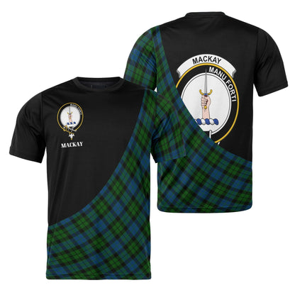 Printivon MacKay Clan Tartan with Kilt Design Personalized Tee Shirt Scotland Gift For Mom and Dad