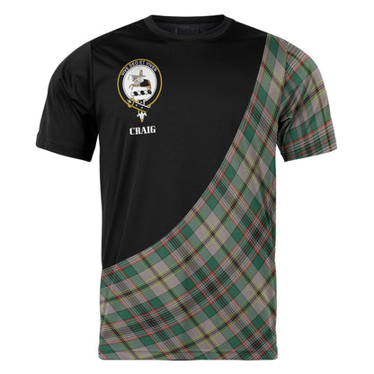 Printivon Craig Clan Tartan with Kilt Design Personalized Tee Shirt Scotland Gift For Mom and Dad