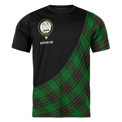 Printivon Kinnear Clan Tartan with Kilt Design Personalized Tee Shirt Scotland Gift For Mom and Dad