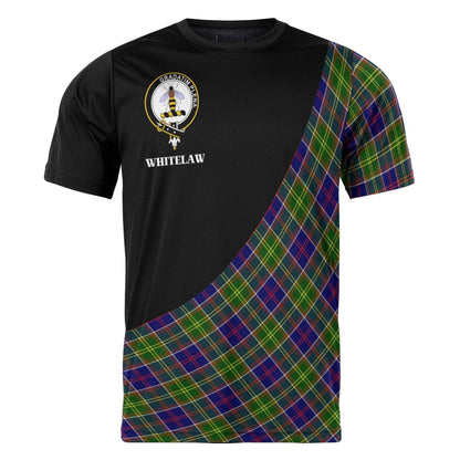 Printivon Whitelaw Clan Tartan with Kilt Design Personalized Tee Shirt Scotland Gift For Mom and Dad