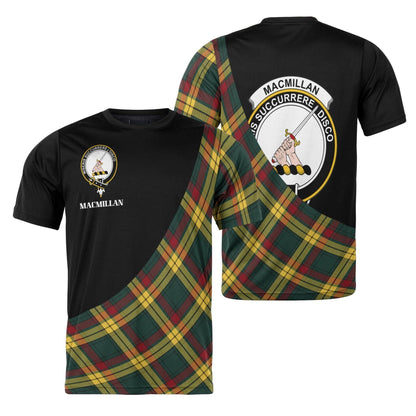 Printivon MacMillan Clan Tartan with Kilt Design Personalized Tee Shirt Scotland Gift For Mom and Dad