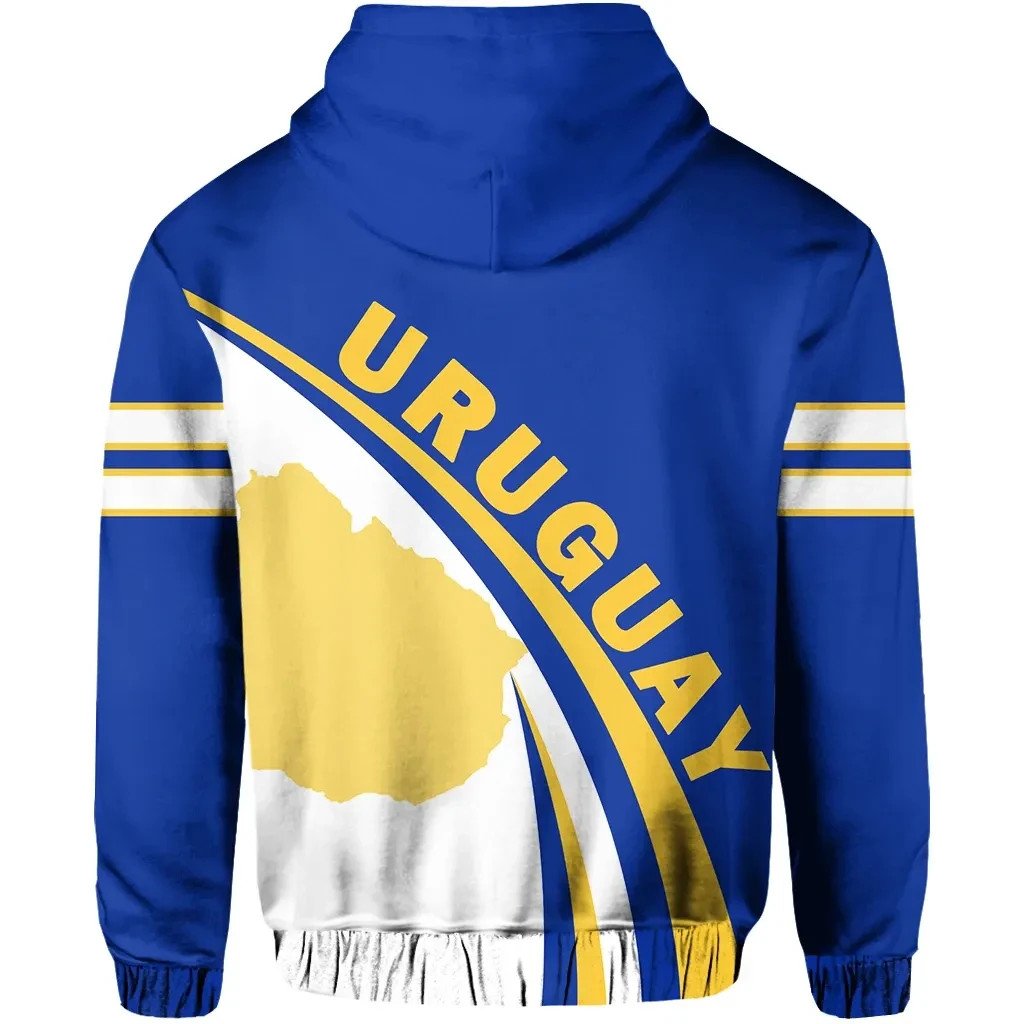 Uruguay Hoodie Coat Of Arms Style