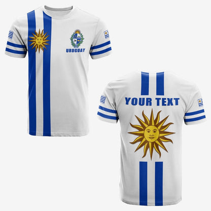 Custom Uruguay T Shirt Striped