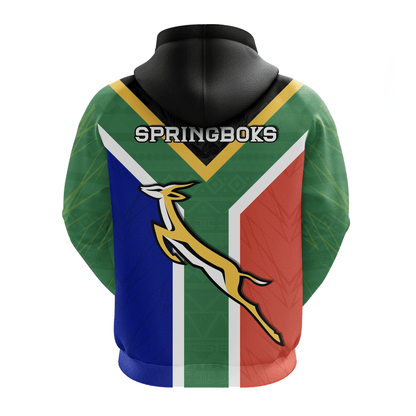 Springboks Passion Zip Hoodie South Africa Rugby