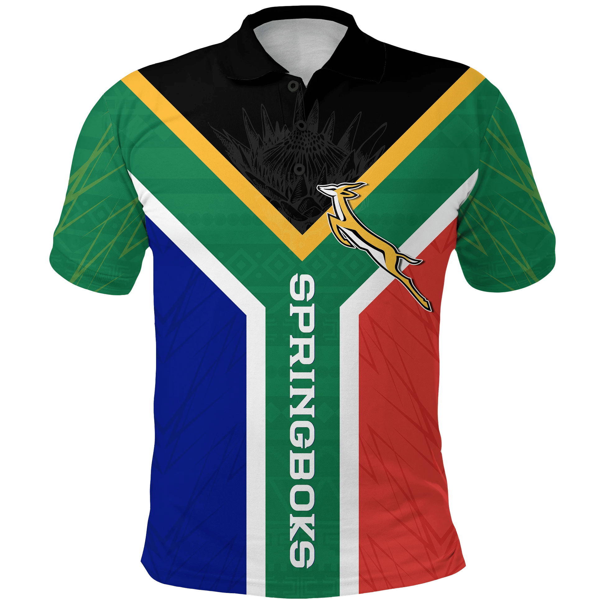 Springboks Passion Polo Shirt South Africa Rugby