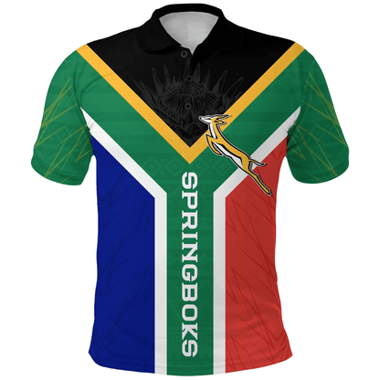 Springboks Passion Polo Shirt South Africa Rugby