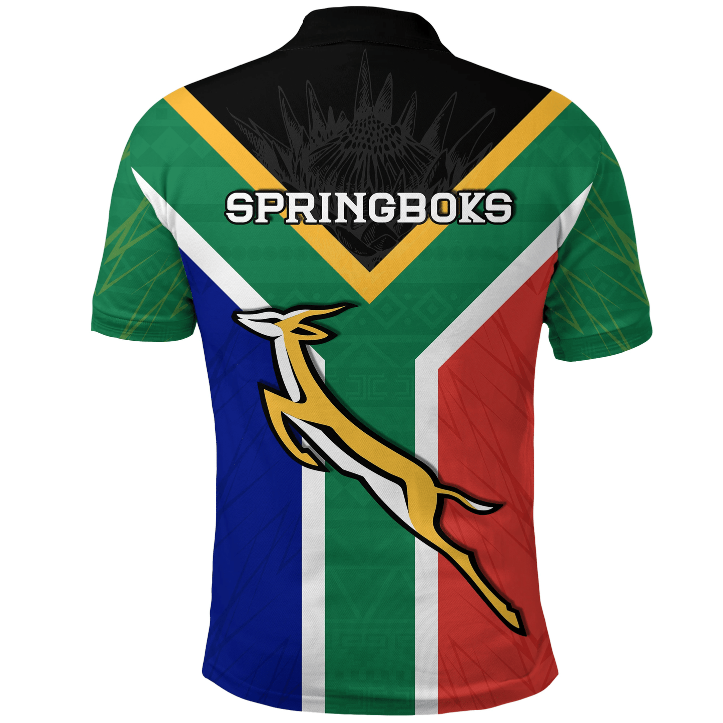Springboks Passion Polo Shirt South Africa Rugby