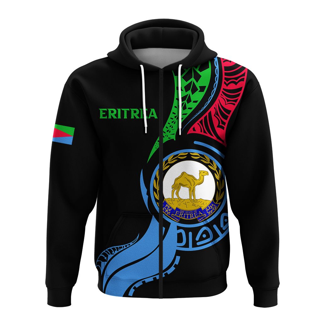 Eritrea Zip Up Hoodie Pride Style