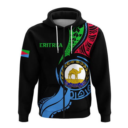 Eritrea Zip Up Hoodie Pride Style