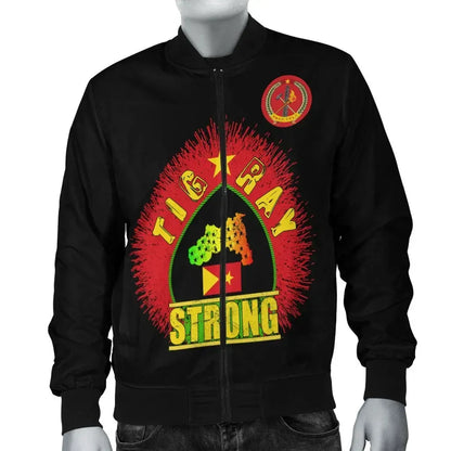 Jacket - Tigray Strong (Black) Bomber Jacket