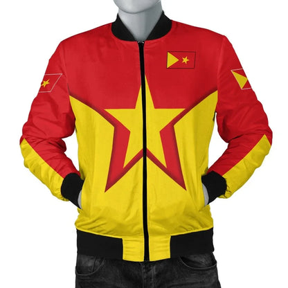 Jacket - Tigray Flag Star Bomber Jacket