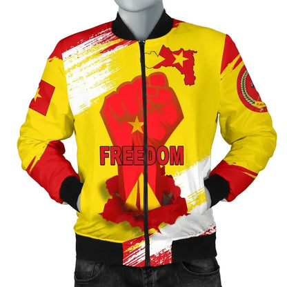 Jacket - Freedom Tigray Flag And Map Bomber Jacket