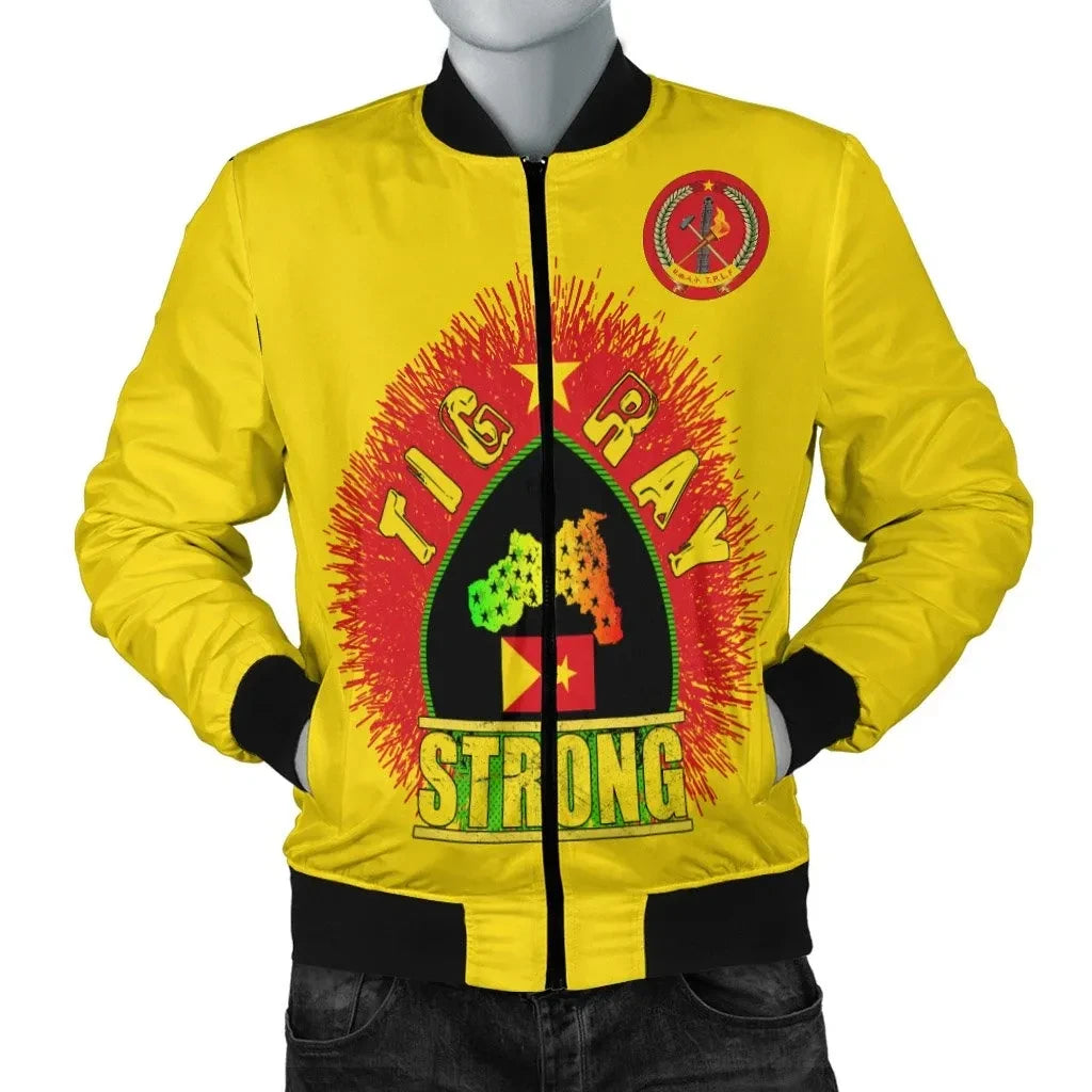 Jacket - Tigray Strong (Yellow) Bomber Jacket