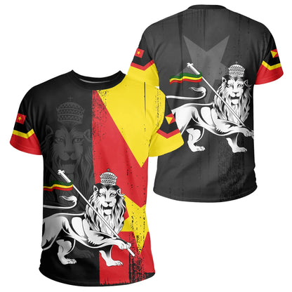 T-shirt - Lion of Judah Tee Tigray Flag
