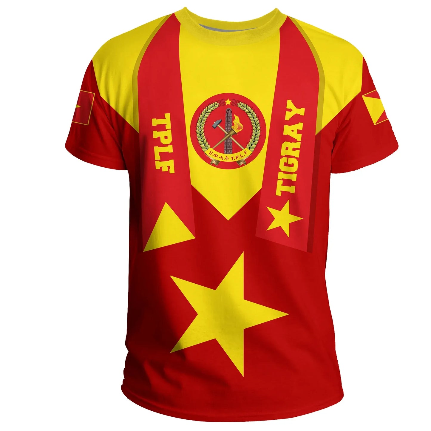 T-shirt - Tigray Flag Proud Red T-shirt
