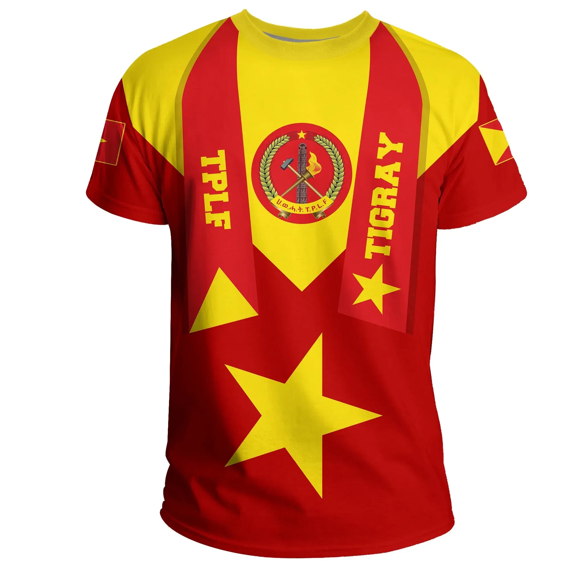 T-shirt - Tigray Flag Proud Red T-shirt
