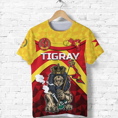 T-shirt - Tigray Vibes Version - Powerful Lion T-shirt