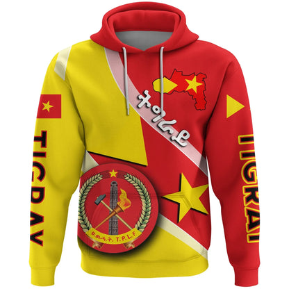 Hoodie Tigray Coat Of Arms Special Flag Pullover