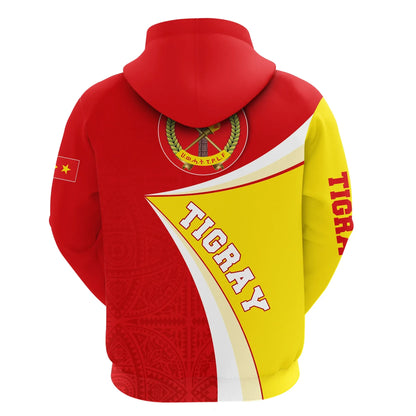 Hoodie Personalized Tigray Flag Strong Tattoo Africa Pullover