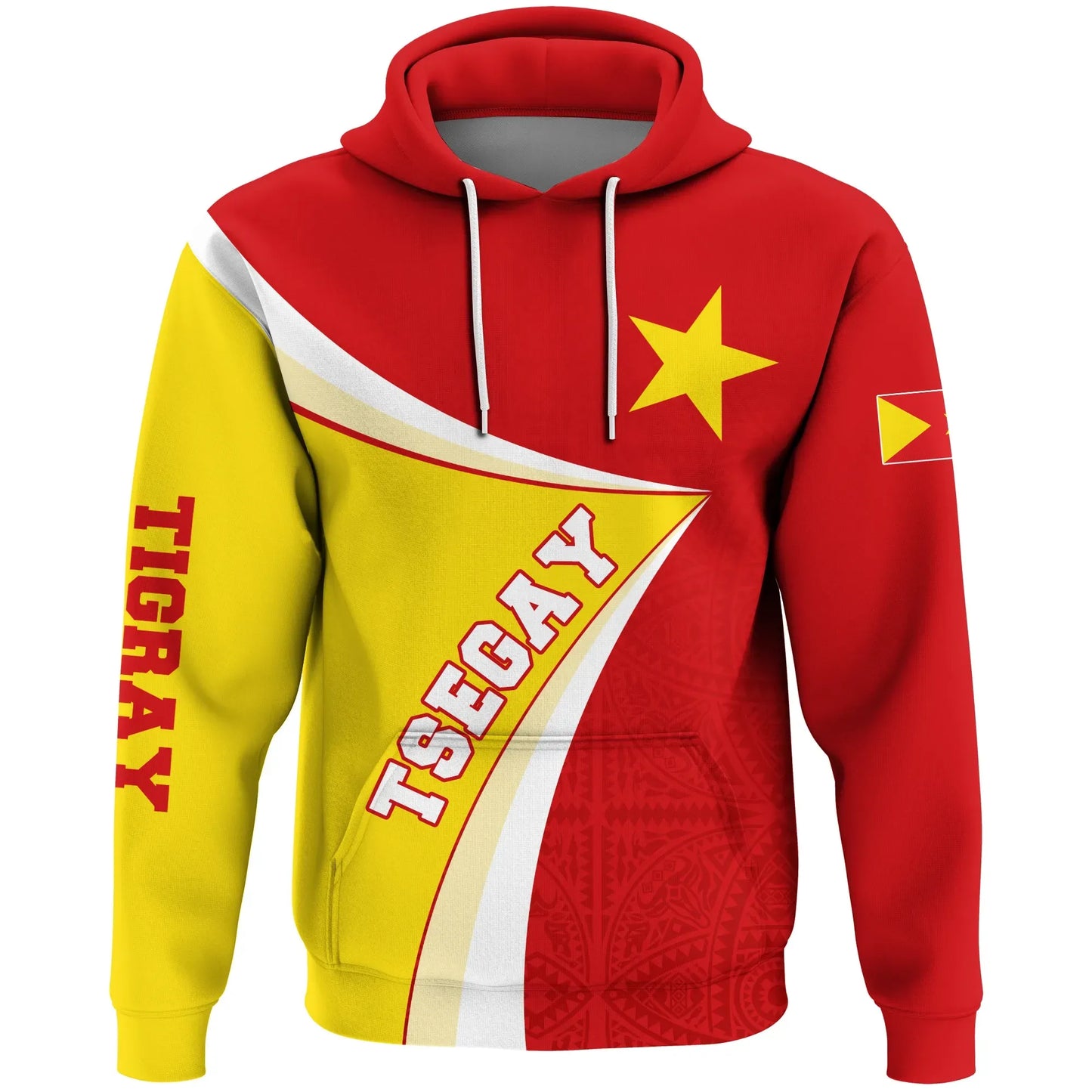 Hoodie Personalized Tigray Flag Strong Tattoo Africa Pullover