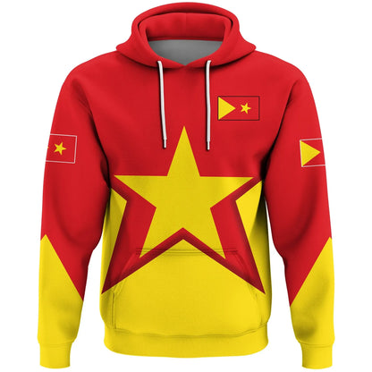 Hoodie Tigray Flag Star Pullover