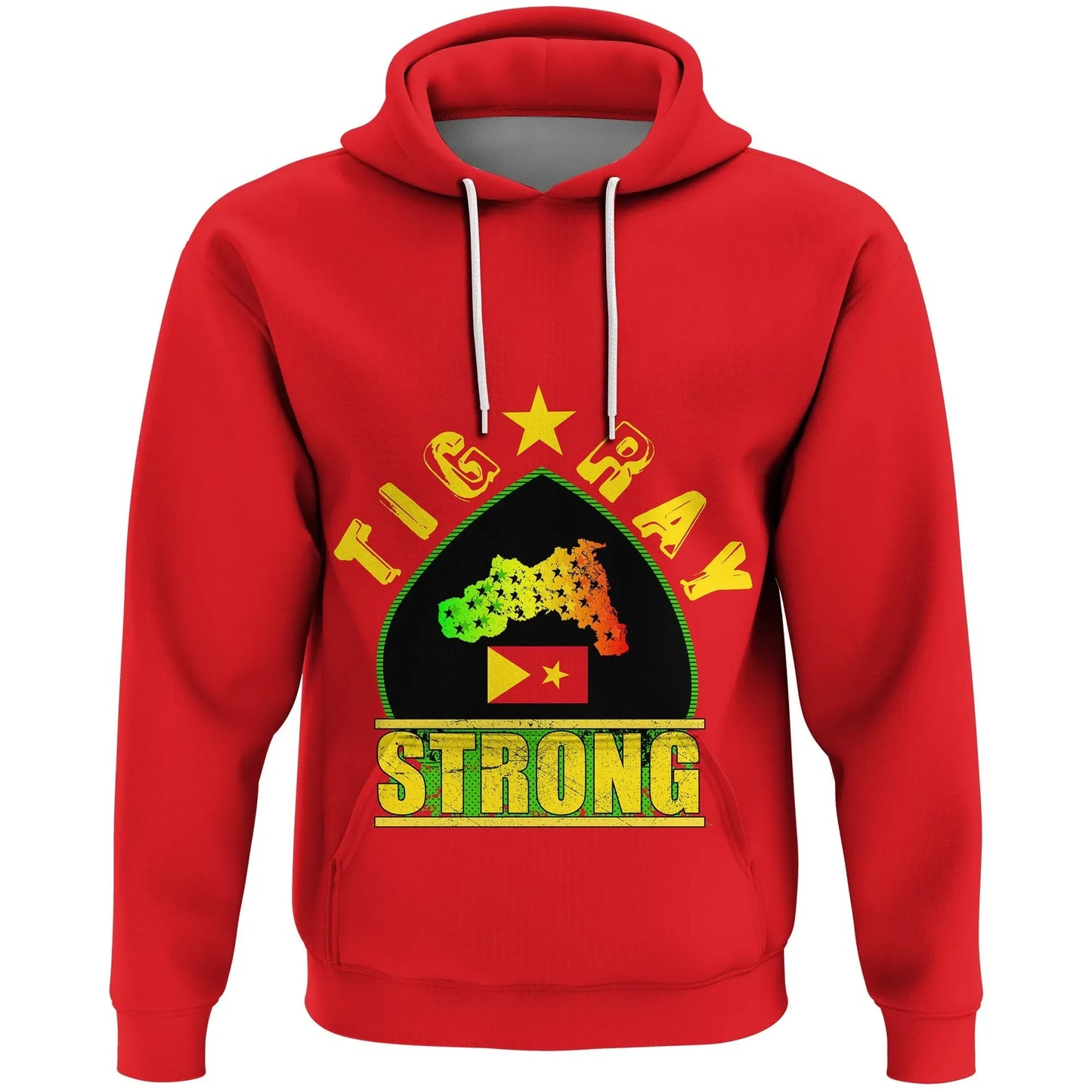 Hoodie Tigray Strong Red Pullover