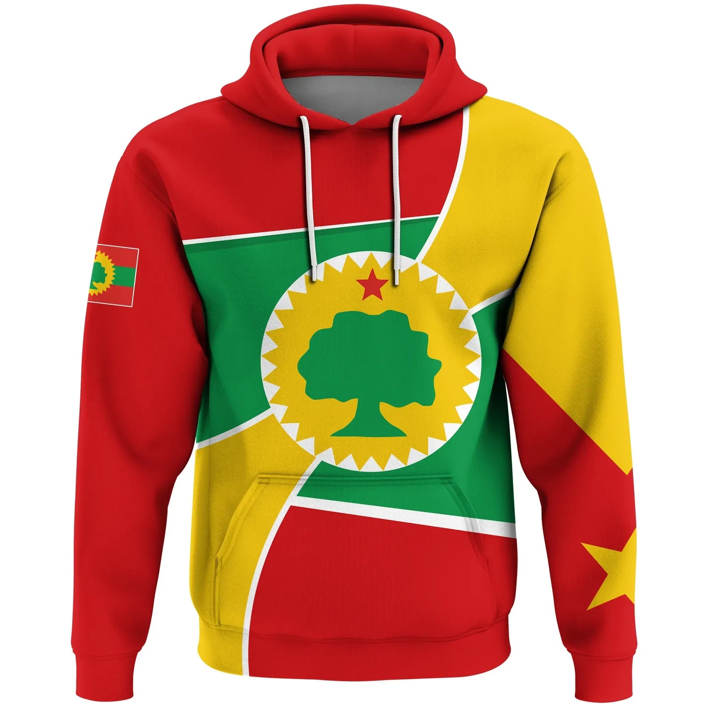 Hoodie Oromo Tigray Flag Powerful Pullover