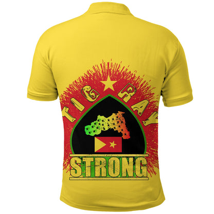 Polo Shirt - Tigray Tigray Strong (Yellow) Polo Shirt