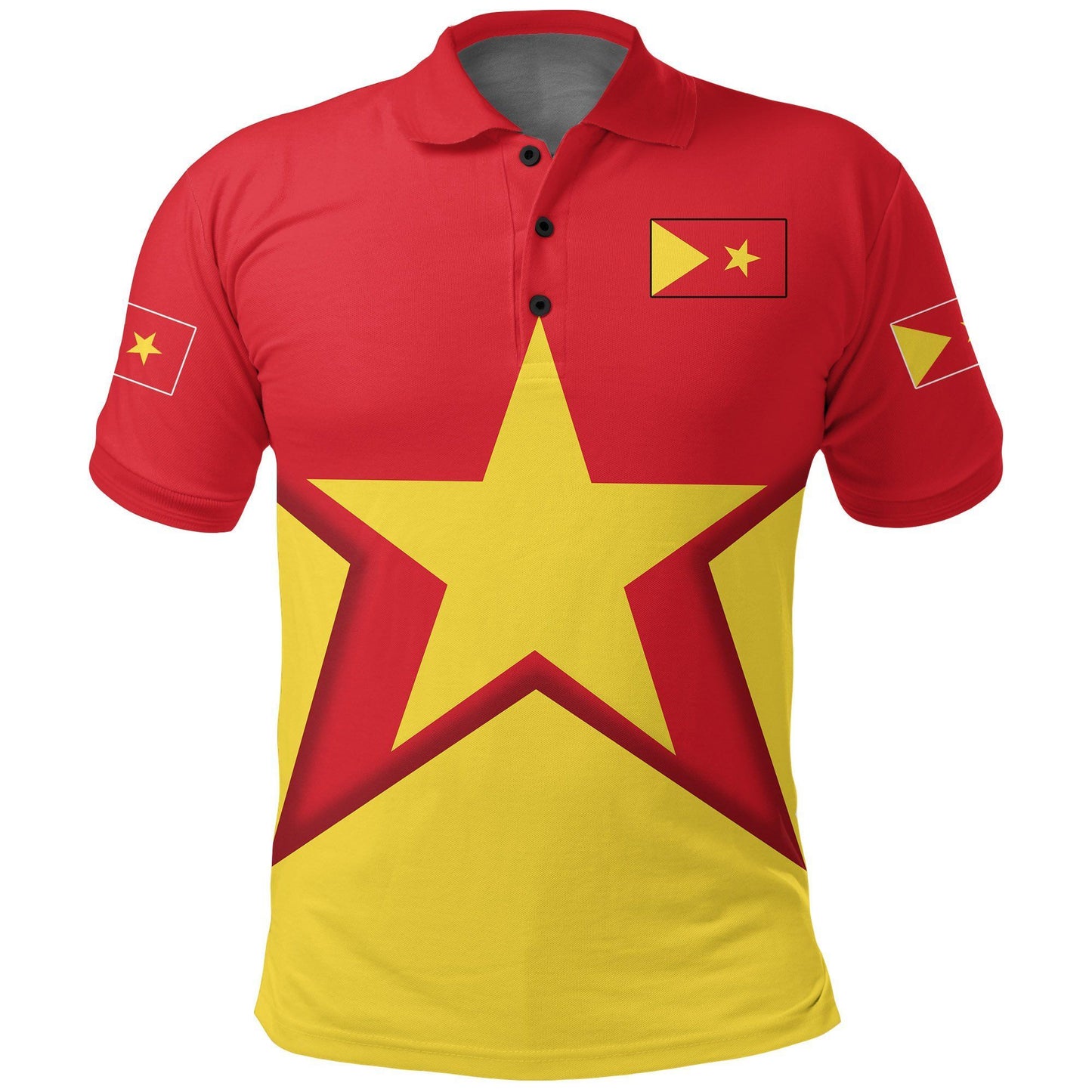 Polo Shirt - Tigray Flag Star Polo Shirt