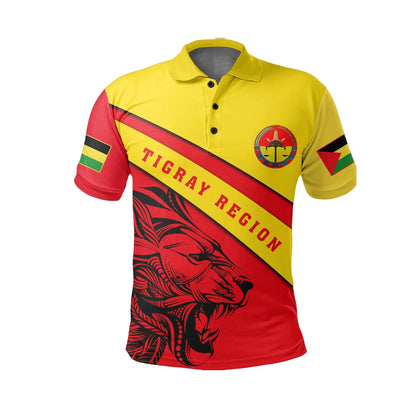 Polo Shirt - Tigray Region Lion J4