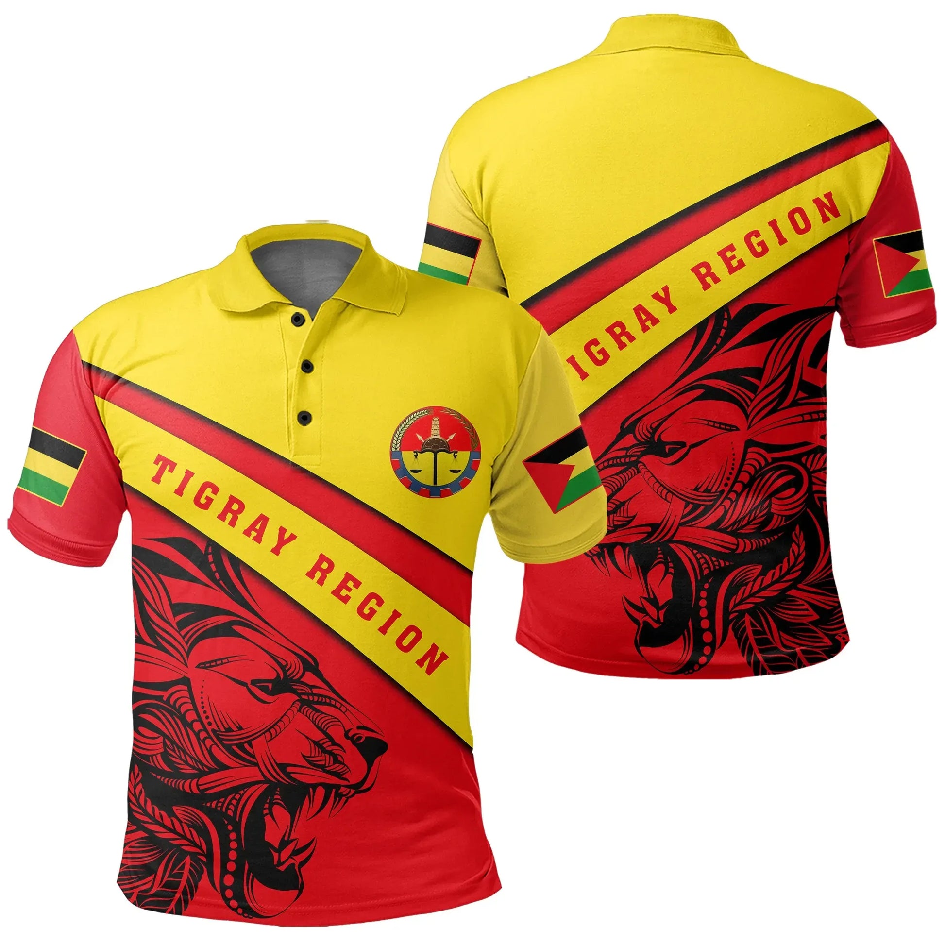 Polo Shirt - Tigray Region Lion J4