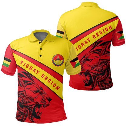 Polo Shirt - Tigray Region Lion J4