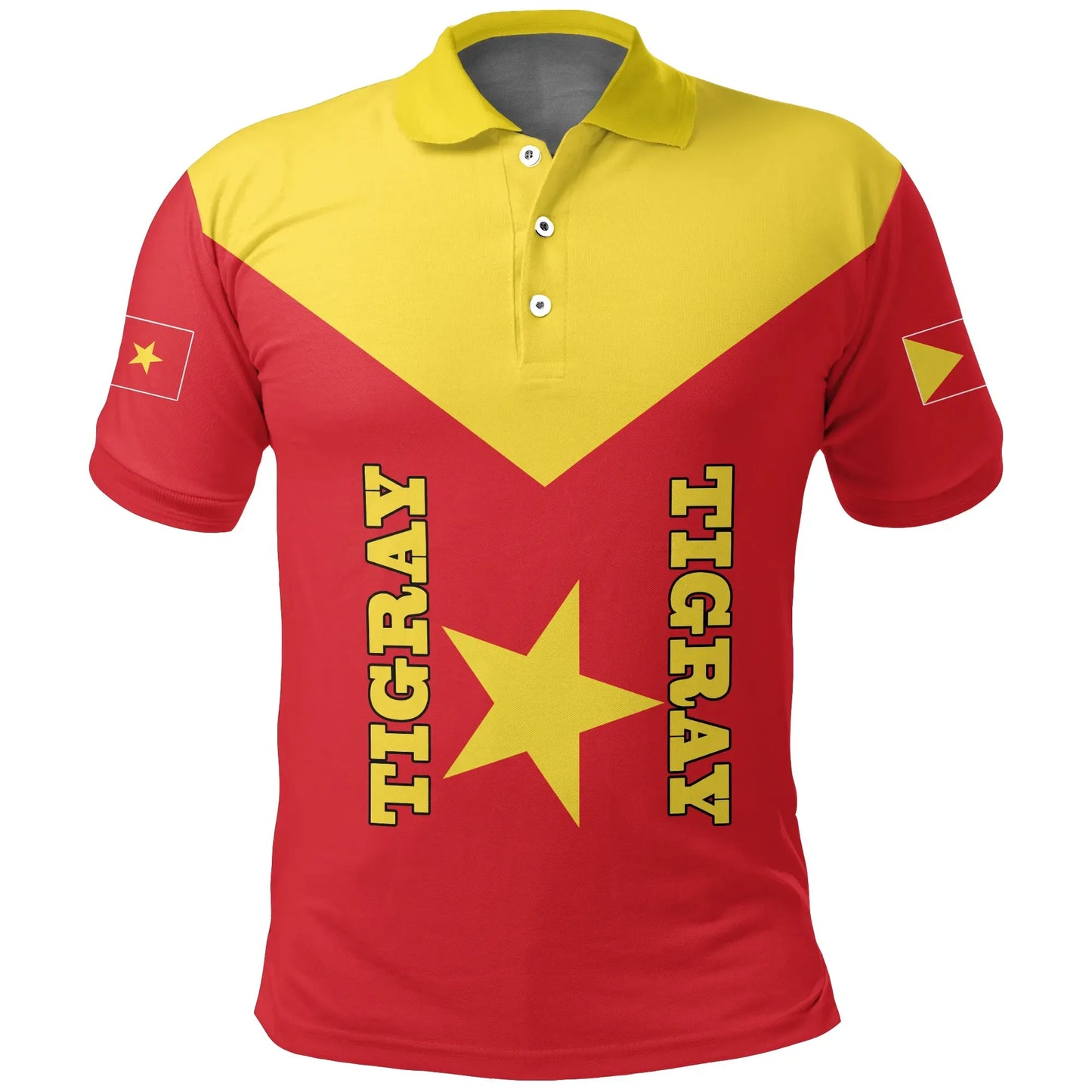 Polo Shirt - Tigray Rising Coat Of Arms Polo Shirt