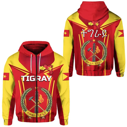 Zip Hoodie Tigray Unique Version Zip Hoodie