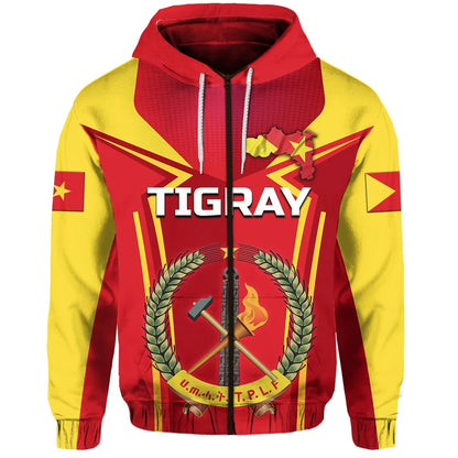 Zip Hoodie Tigray Unique Version Zip Hoodie