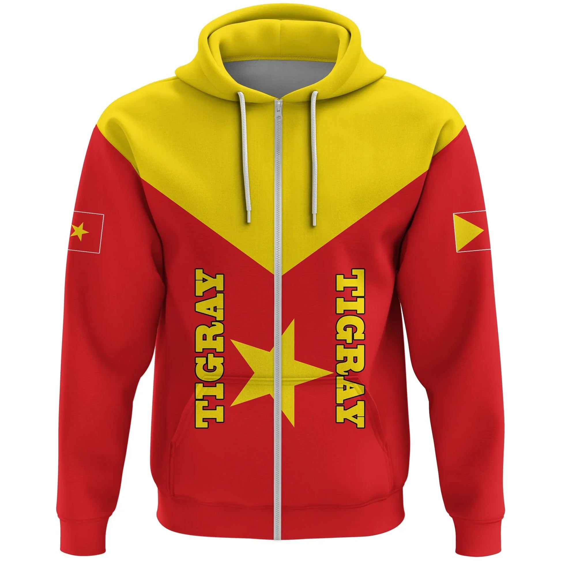 Zip Hoodie Tigray Rising Coat Of Arms Zip Hoodie