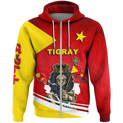 Zip Hoodie Tigray Lion Zip Hoodie