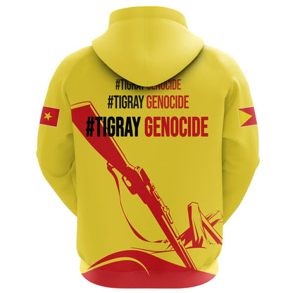 Zip Hoodie Tigray Genocide Flag T.P.L.F Zip Hoodie