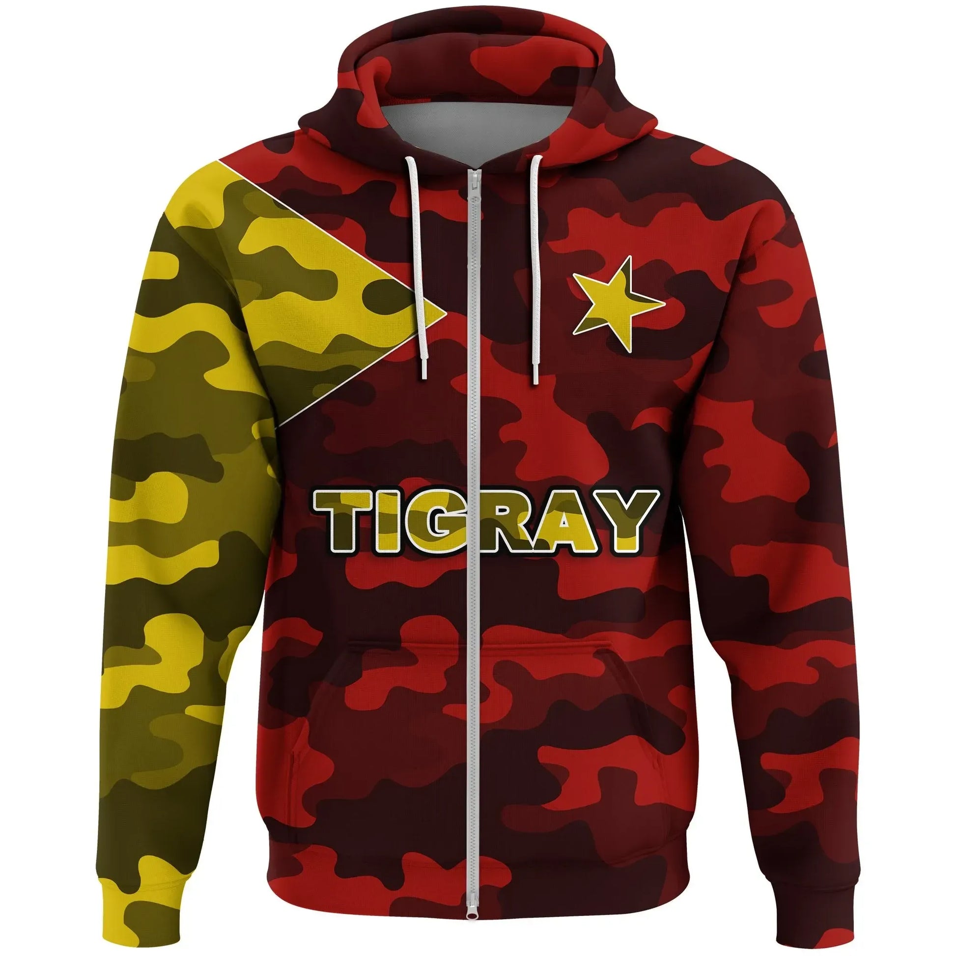 Zip Hoodie Tigray Camo Zip Hoodie