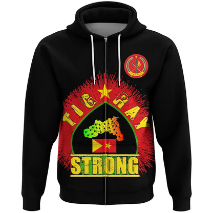 Zip Hoodie Tigray Strong (Black) Zip Hoodie