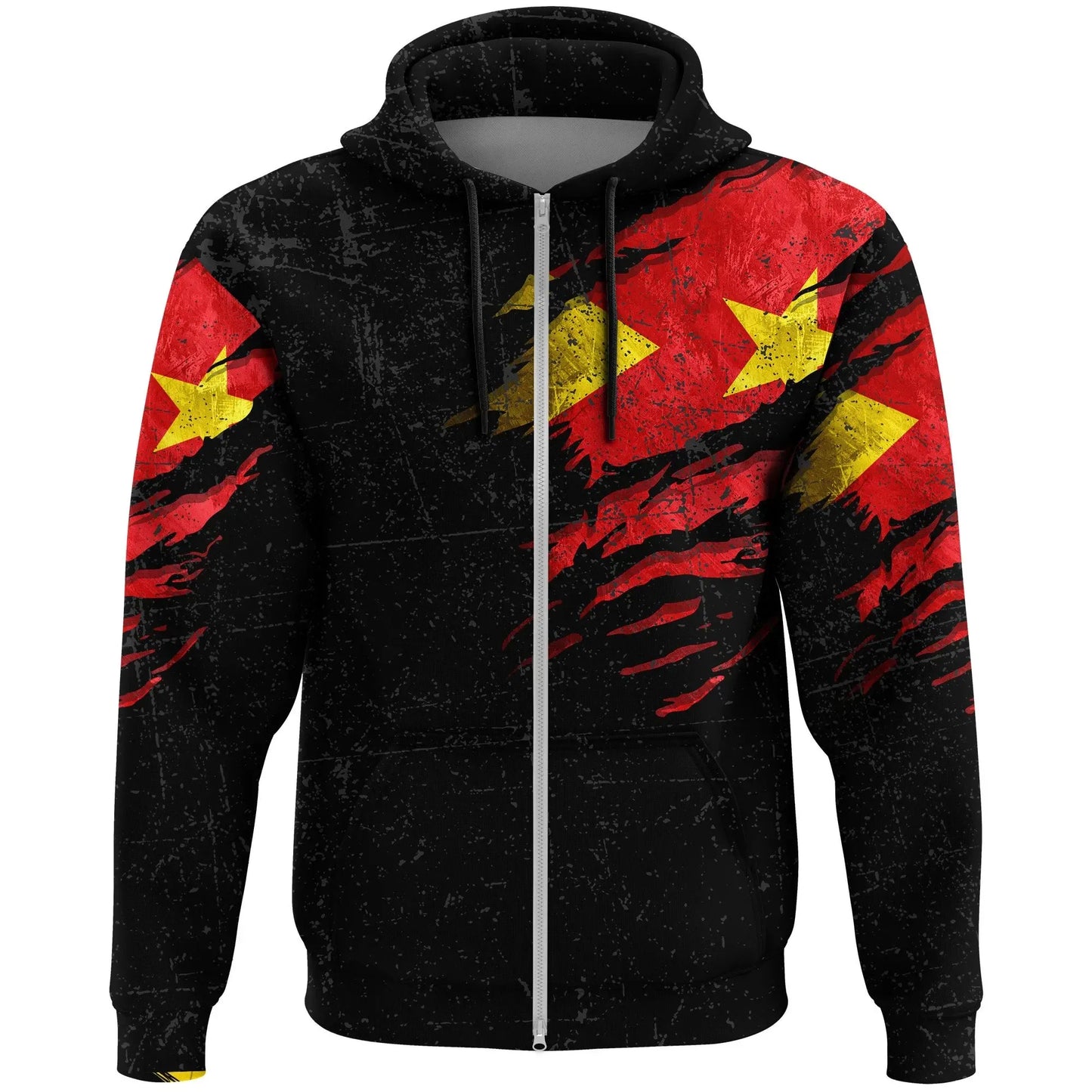 Zip Hoodie Tigray In Me Special Grunge Style Zip Hoodie
